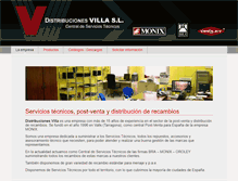 Tablet Screenshot of disvilla.com